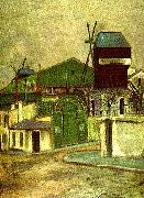 Maurice Utrillo moulin de la galette oil painting